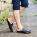 Men's Leather Moccasin Outdoor Slippers with Breathable Cowhide Design - 59 Monday