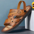 Men's Embossed Sandals with Cushioned Footbed for Casual Outdoor Use - 59 Monday