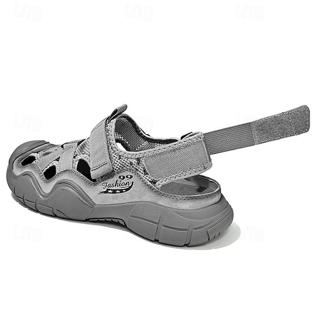 Men's Outdoor Sport Sandals with Velcro Straps and Breathable Mesh for Travel - 59 Monday