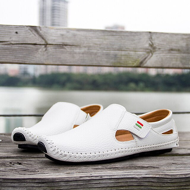 Men's Classic PU Leather Sandals for Casual Outdoor Summer Wear - 59 Monday