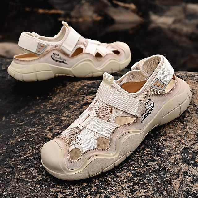 Men's Outdoor Sport Sandals with Velcro Straps and Breathable Mesh for Travel - 59 Monday