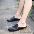 Men's Leather Moccasin Outdoor Slippers with Breathable Cowhide Design - 59 Monday