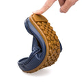 Men's Leather Moccasin Outdoor Slippers with Breathable Cowhide Design - 59 Monday