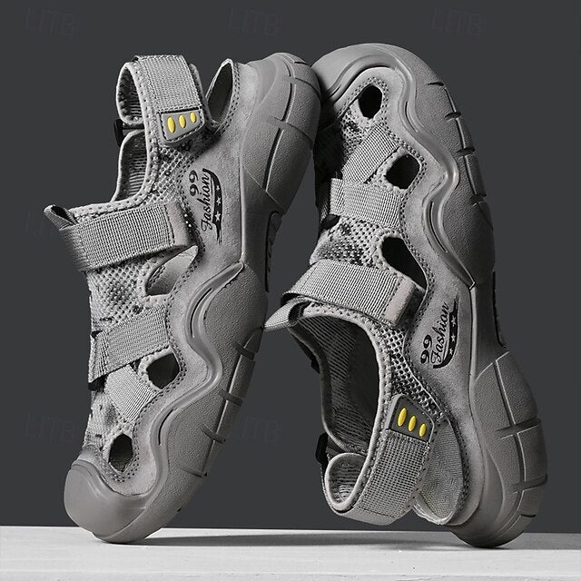Men's Outdoor Sport Sandals with Velcro Straps and Breathable Mesh for Travel - 59 Monday