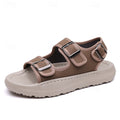 Men's Comfortable Double Buckle Sandals for Stylish Outdoor Summer Wear - 59 Monday