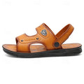 Men's Outdoor Adventure Sandals with Rugged Faux Leather and Supportive Sole - 59 Monday
